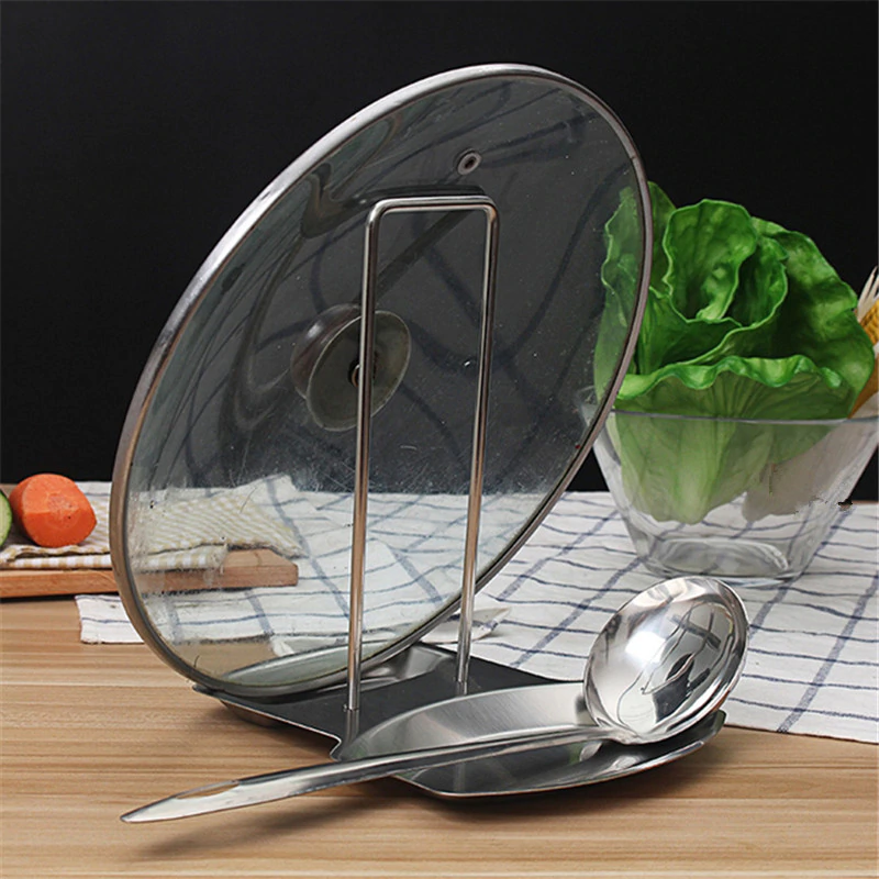 Stainless Steel Lid & Utensil Stand