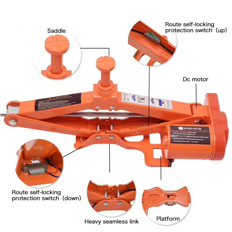 12V Electric Car Jack and Wrench for Smart Travel