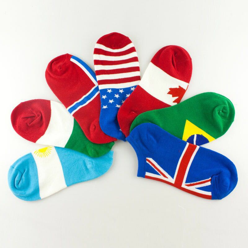 Flag Ankle Socks