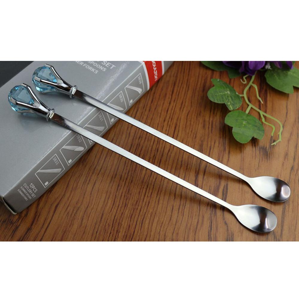 Long Handled Diamond Spoon