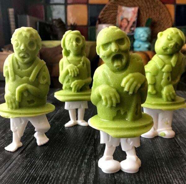 Halloween Zombies Ice Pop Molds