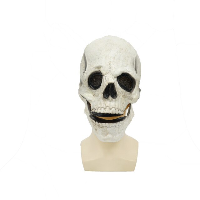 Creepy Halloween Human Skull Mask