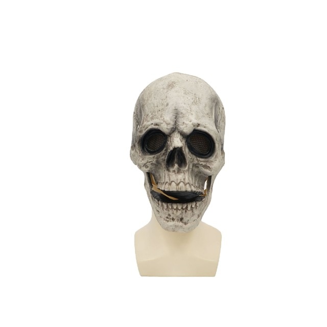 Creepy Halloween Human Skull Mask