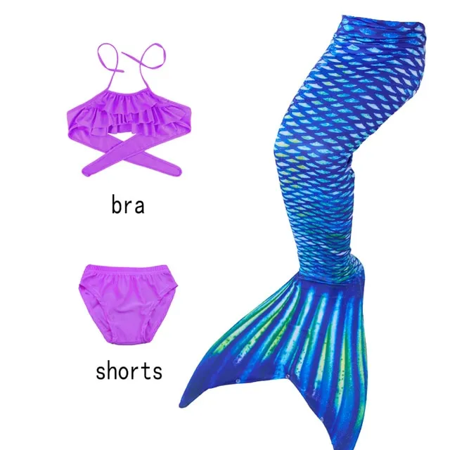 Halloween Kids Mermaid Tails