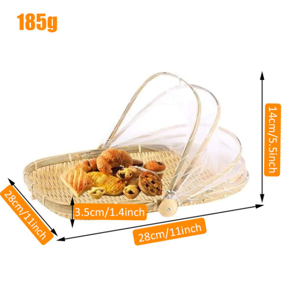 Anti-Mosquito Food Serving Tent Basket Tray