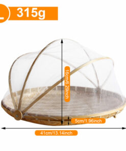 Anti-Mosquito Food Serving Tent Basket Tray