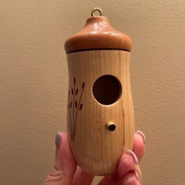 Wooden Hummingbird House