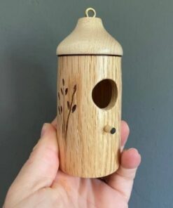 Wooden Hummingbird House