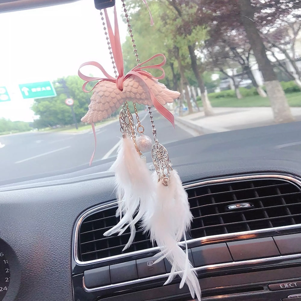 Hanging Dreamcatcher Feather Ornament