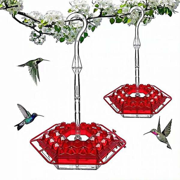 Mary's Hummingbird Feeder With Perch And Built-in Ant Moat