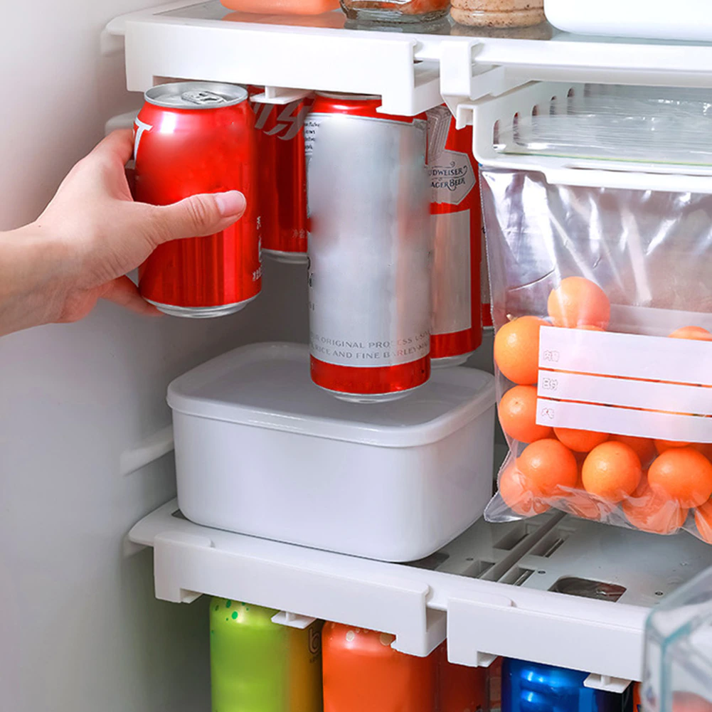 Hanging Soda Can Storage Rack For Fridge