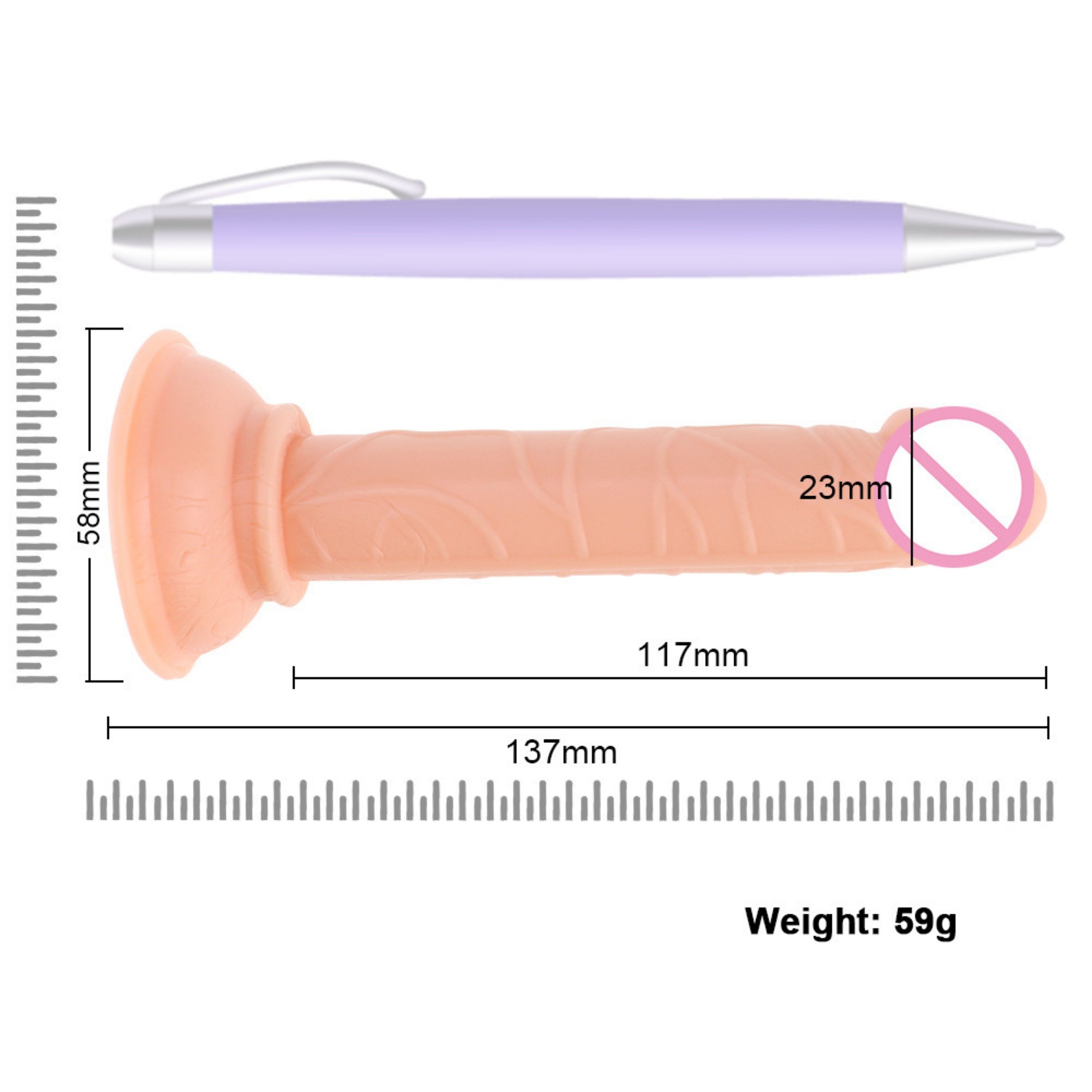 Dildo Sportsheets Silicone Dildo Flare