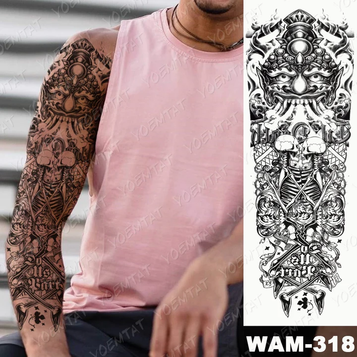 Waterproof Temporary Tattoo for Arms