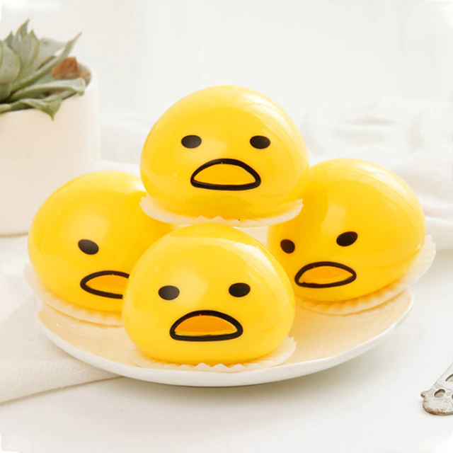 Puking Ball & Puking Egg Yolk Stress Ball