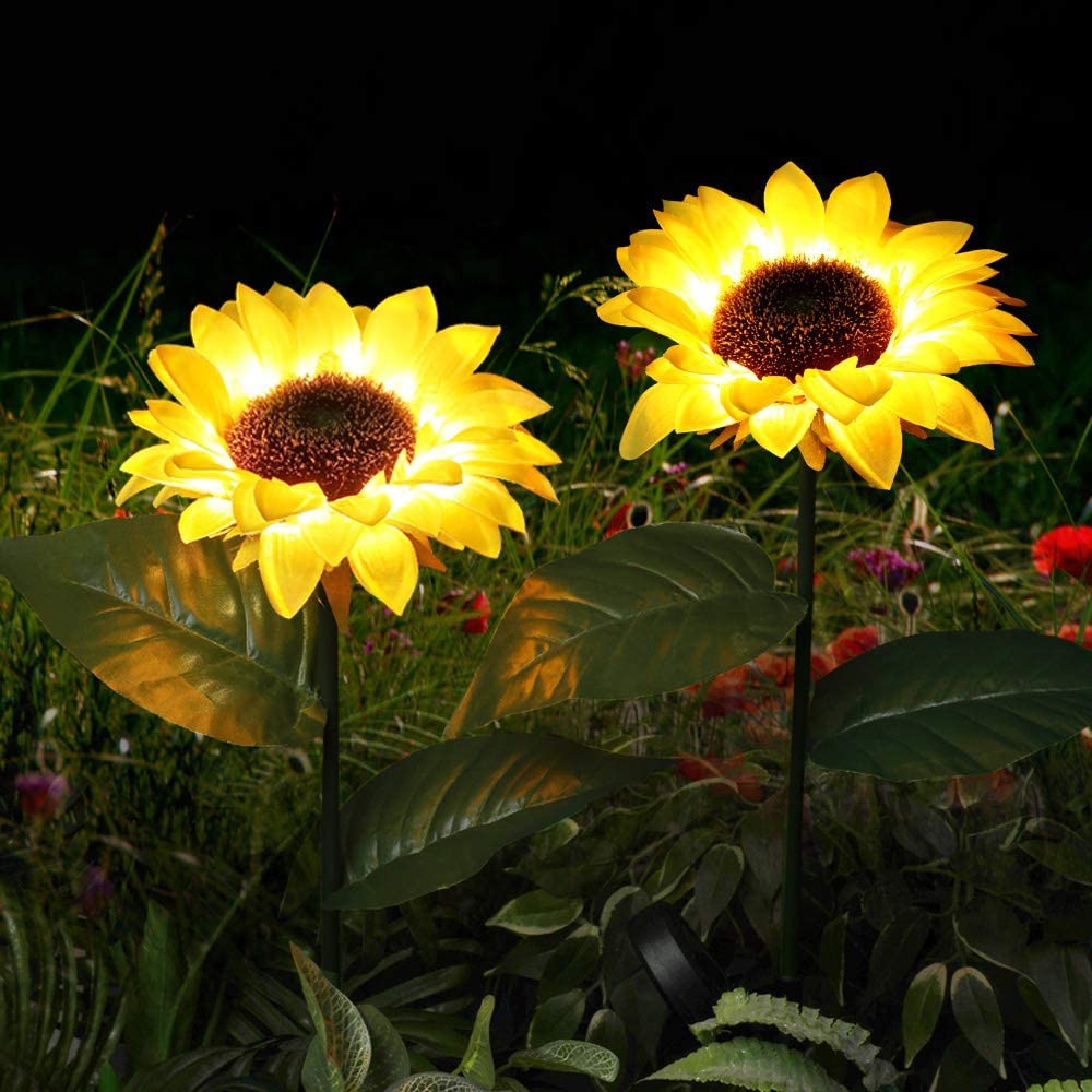 Outdoor Solar Garden Sunflower Lights