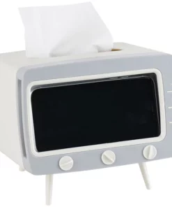 2 In 1 Mobile Phone Viewing Bracket & TV Tissue Box