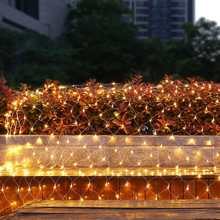 Net Mesh Waterproof String Lights