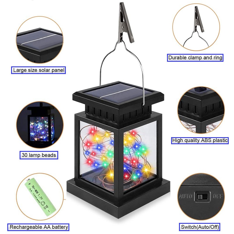 Foldable Solar Outdoor Lanterns