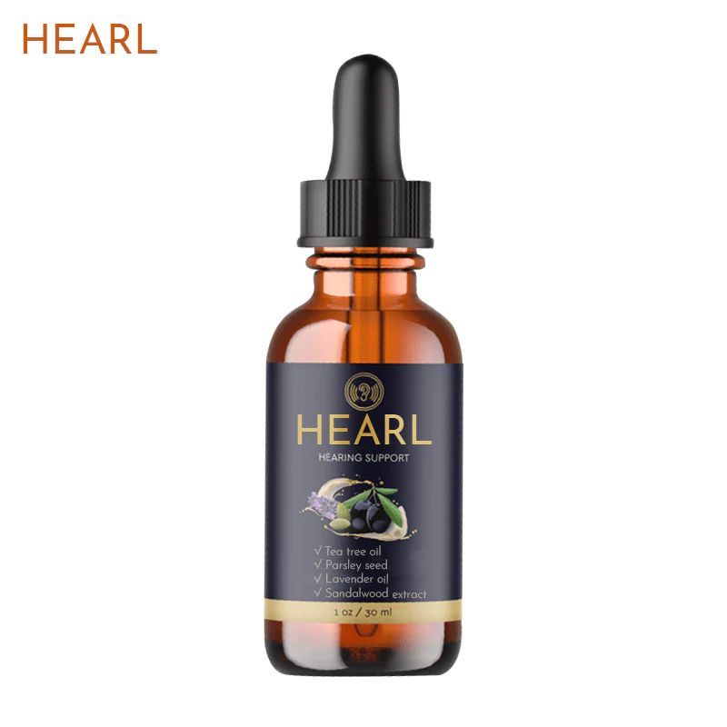 Hearl Organic Ear Oil Drops for Improved Hearing