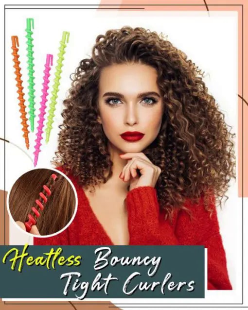 Heatless Bouncy Tight Curlers