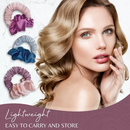 Heatless Hair Curling Roller Scrunchie Kit