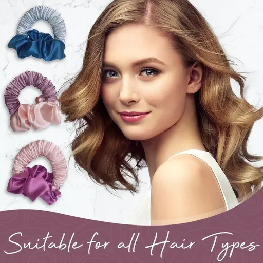 Heatless Hair Curling Roller Scrunchie Kit