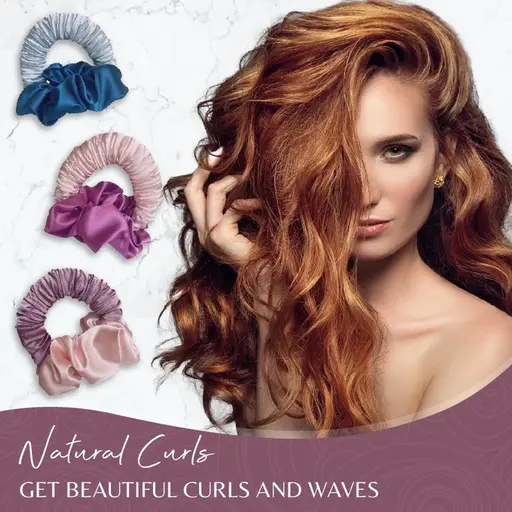 Heatless Hair Curling Roller Scrunchie Kit