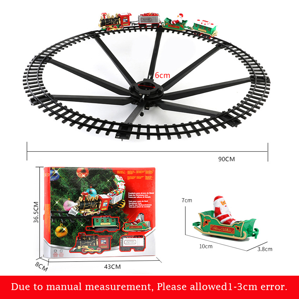 Christmas Tree Toy Train Set