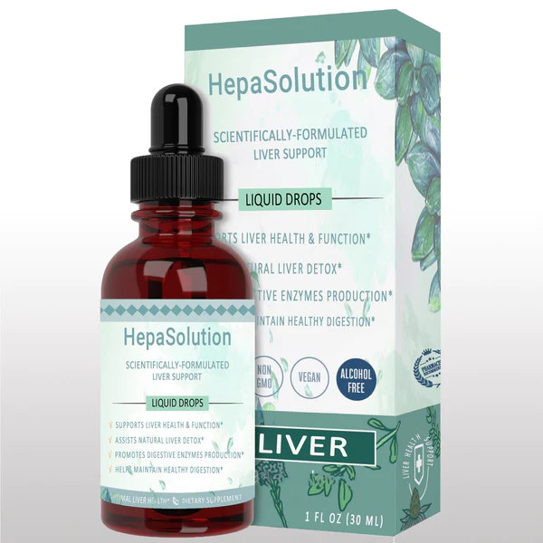 HepaSolutionŽ Powerful Antioxidant Liver Cleanse Detox and Repair Drops