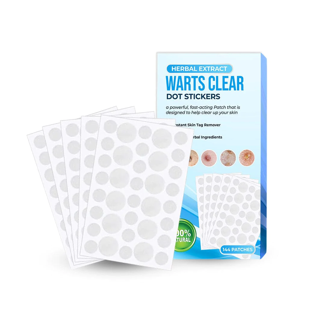 Herbal Extract Warts Clear Dot Stickers