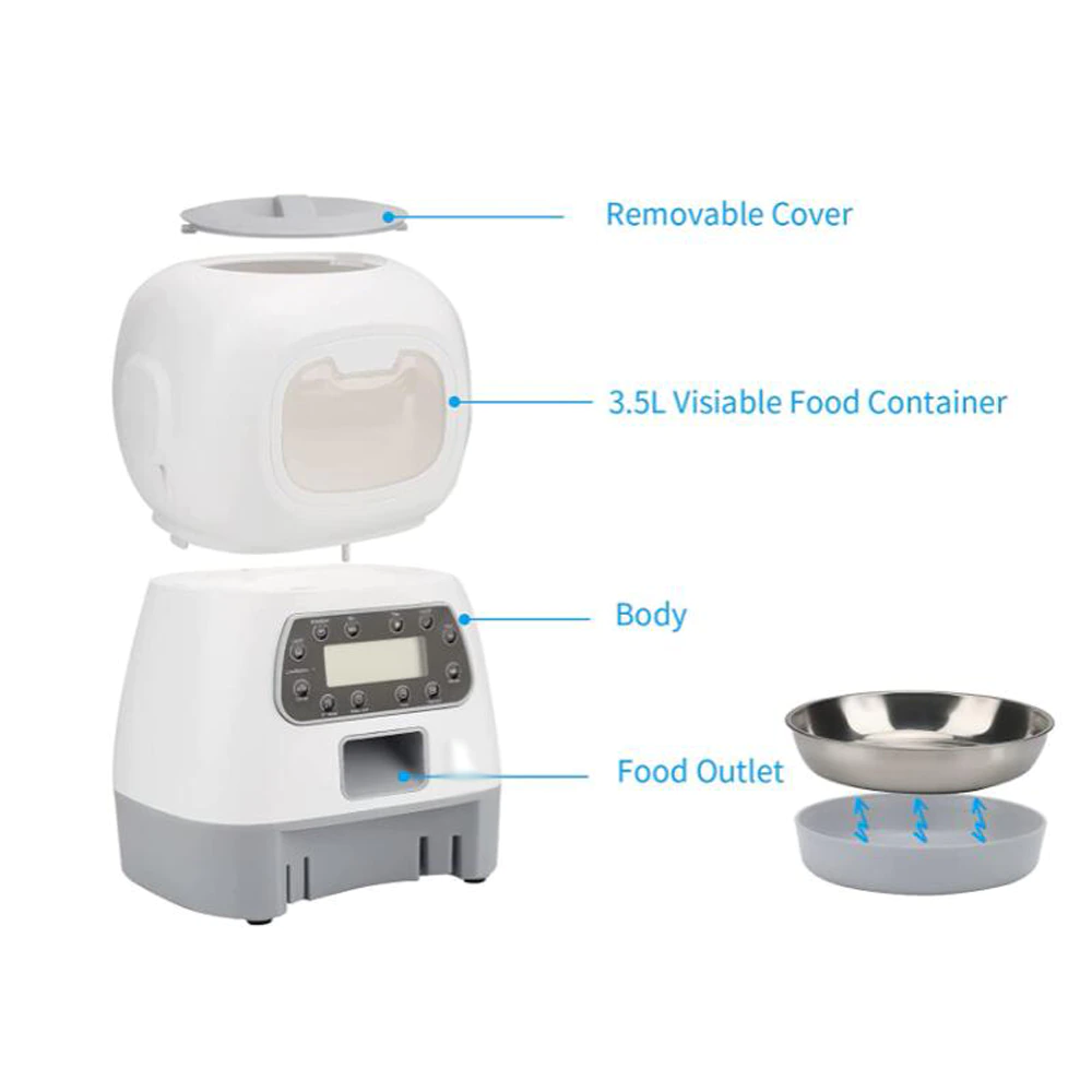 3.5L Zamate Automatic Pet Feeder