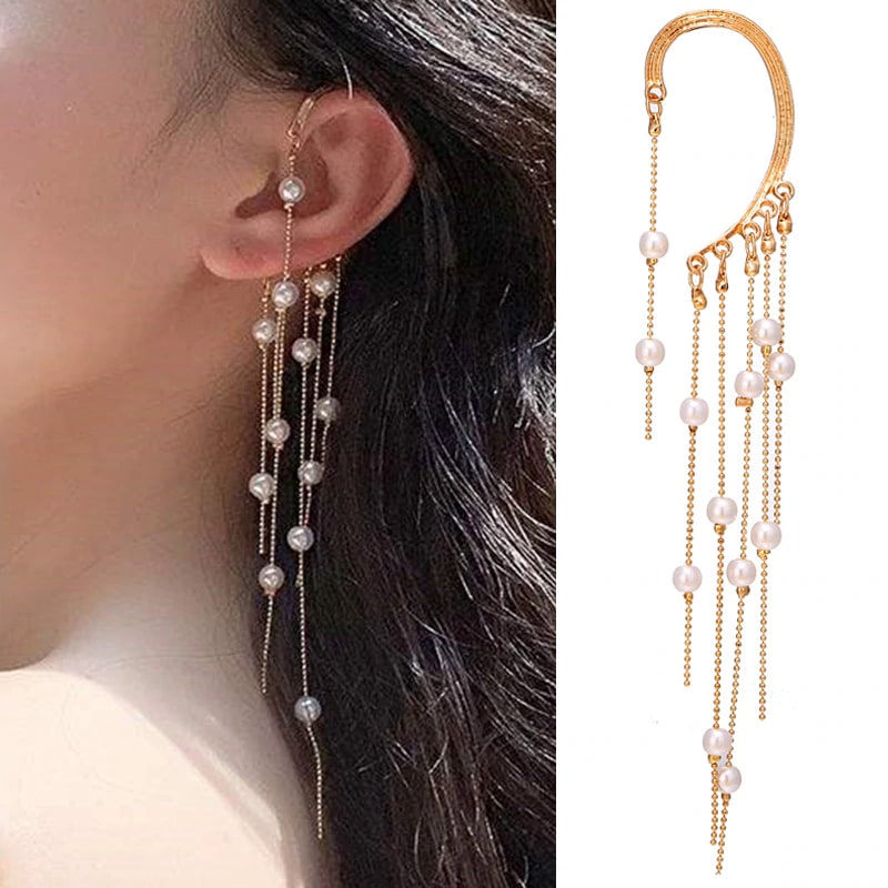 Thread Tassel Drop Earrings For Women