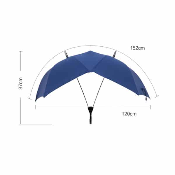 Automatic Lover Couples Two Person Umbrella