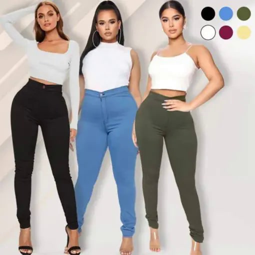 High-Rise Stretch Plus Size Jeans