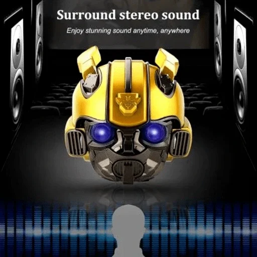 High-End Bumblebee Helmet Speaker