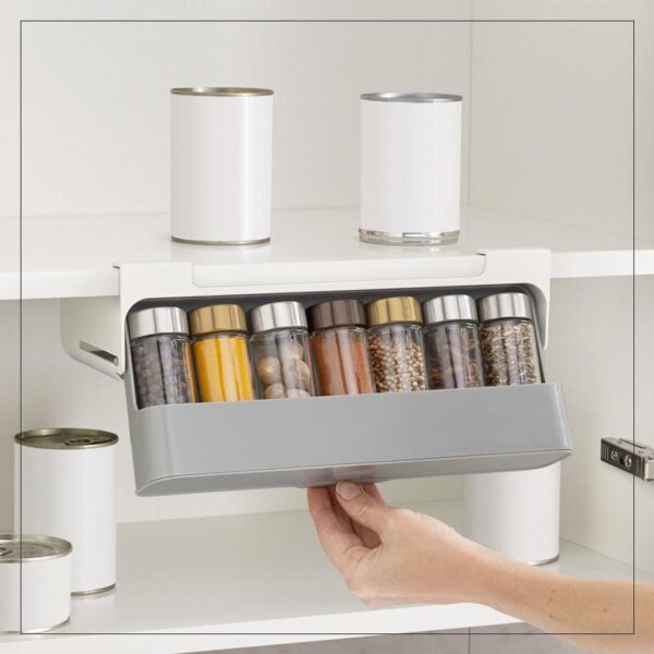 Spice Shelf Storage Organizer