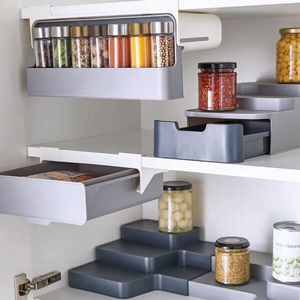 Spice Shelf Storage Organizer