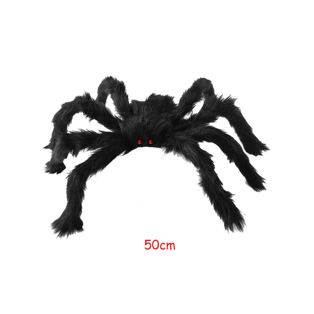 Halloween Glowing Plush Spider