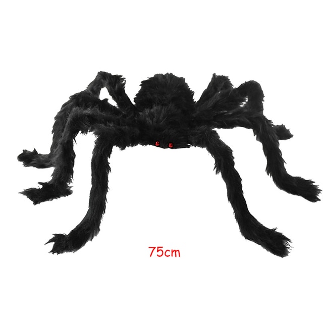 Halloween Glowing Plush Spider