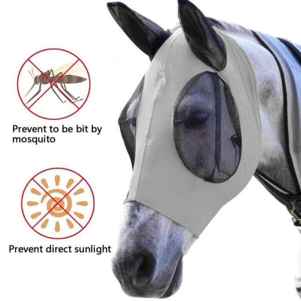 Equine Mask Anti-Fly Mesh