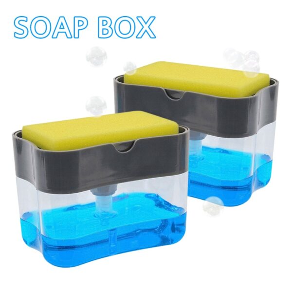 Hot 2 in 1 Sponge Rack Soap Dispenser