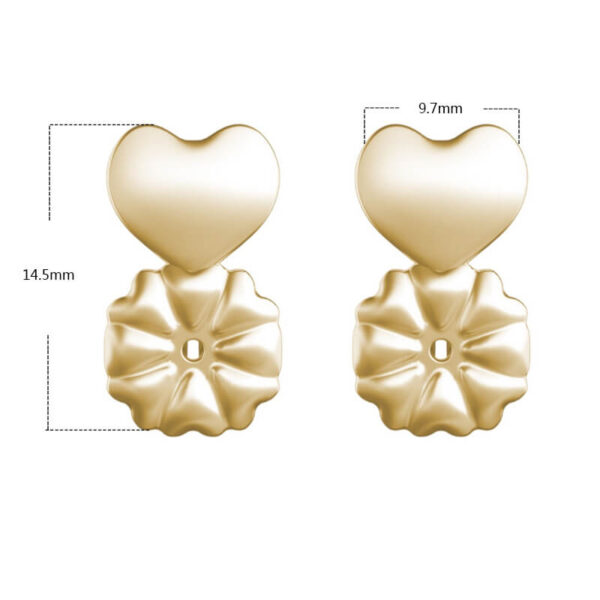 Gold Hypoallergenic Support Earring Backs