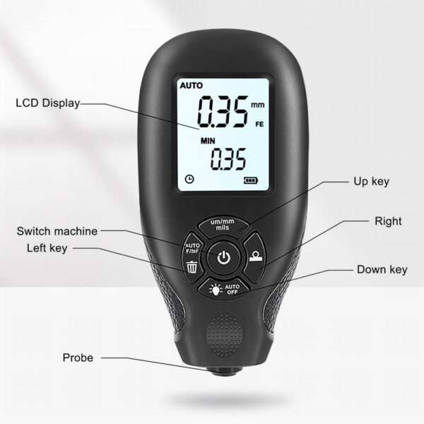 Digital Coating Thickness Gauge for Cars