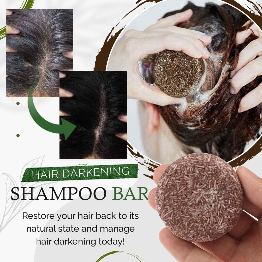 REFRESSPRO Hair Darkening Shampoo Bar Set