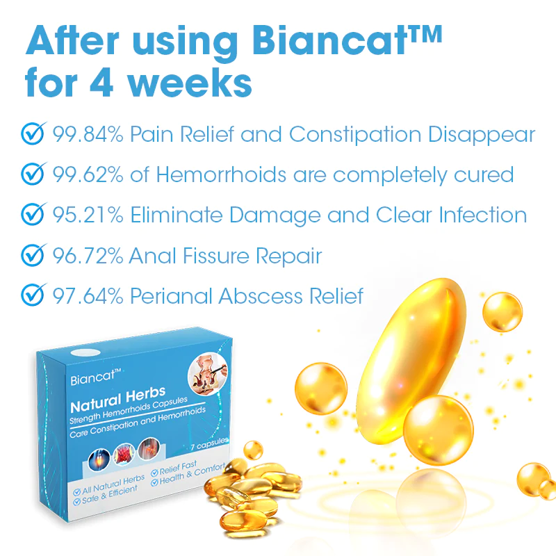 Biancat RectoAid Hemorrhoids Herbal Capsules