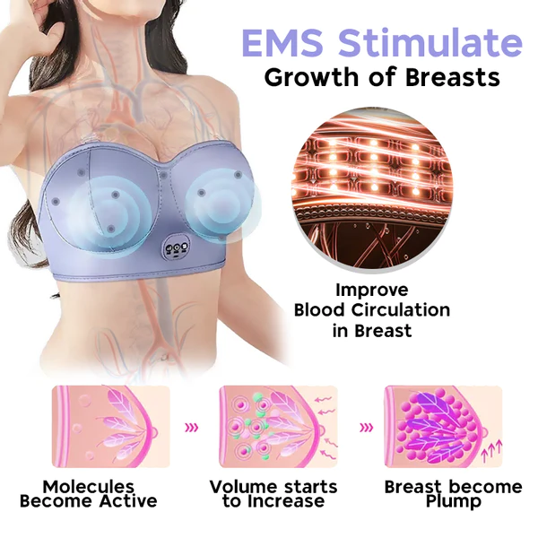 Ceoerty PROLift EMS Bust Massager Bra