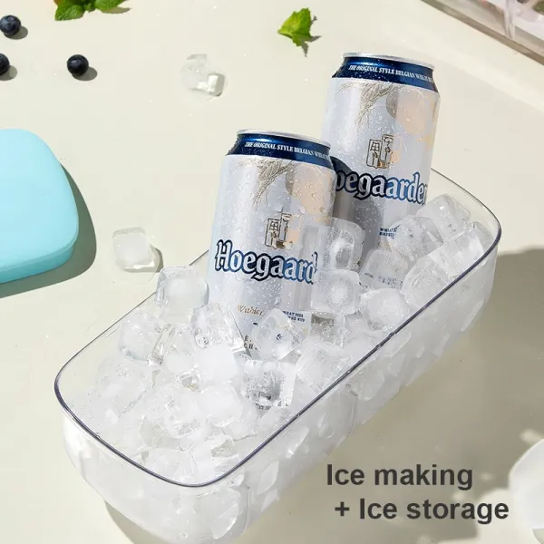 Press Type Ice Cube Maker