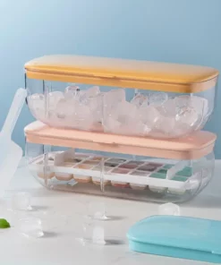 Press Type Ice Cube Maker