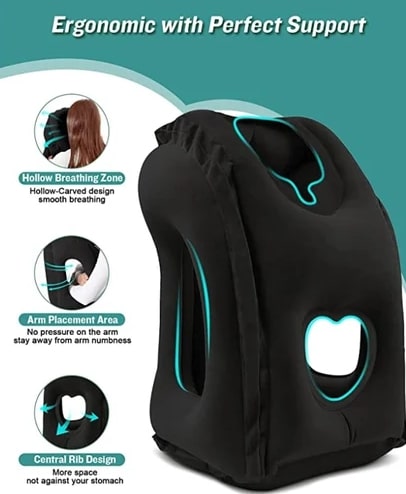 Inflatable Travel Pillow