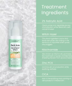 CLEARBAC Back Acne Treatment Spray